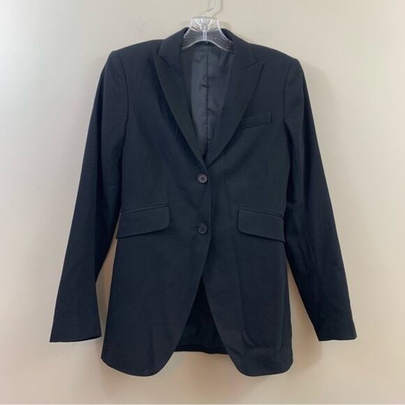 Theory Wool Tailor Black Blazer - Picture 2 of 9